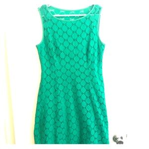 Medium mint green eyelet sweetheart dress size 12